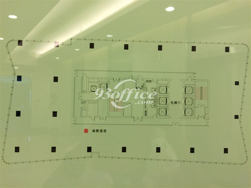 长泰国际金融广场办公楼租金-写字楼平面图