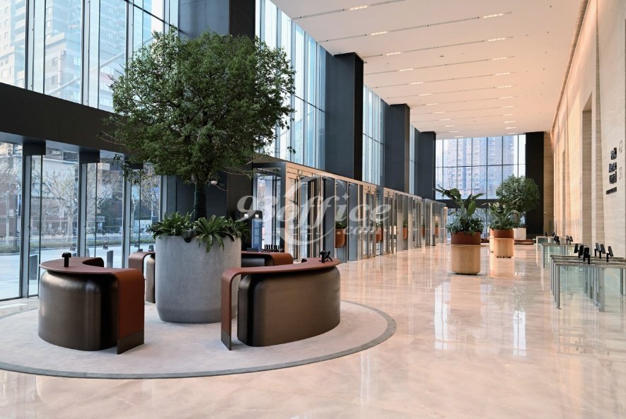吉宝静安中心写字楼租赁-办公楼大堂