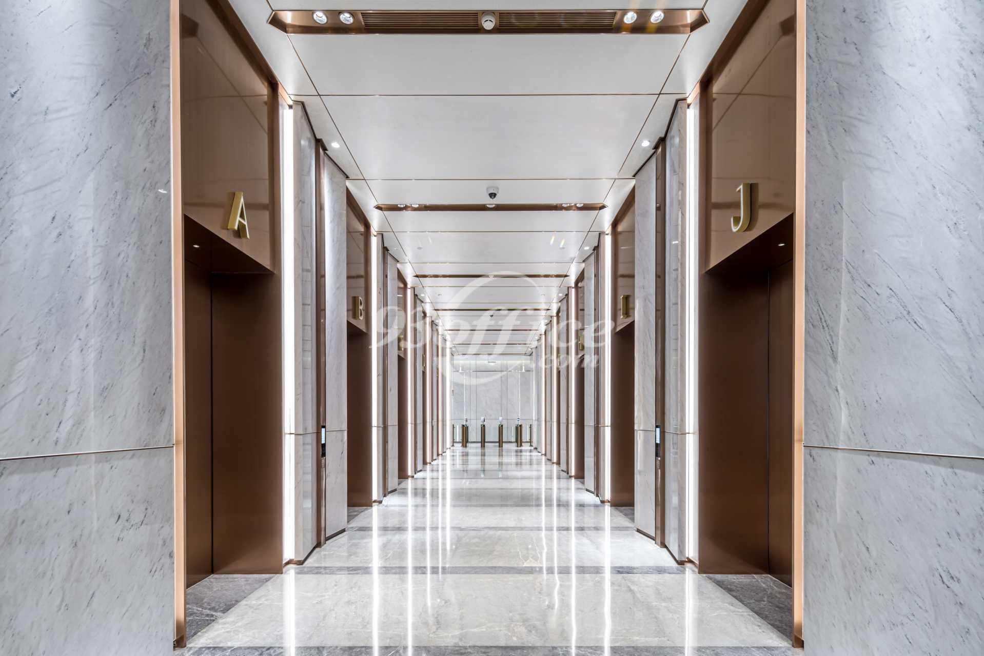 静安MOHO写字楼租赁-办公楼电梯厅