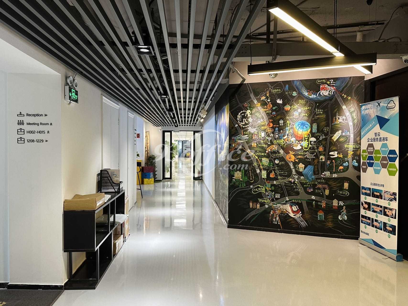 和一大厦商务中心出租-走廊