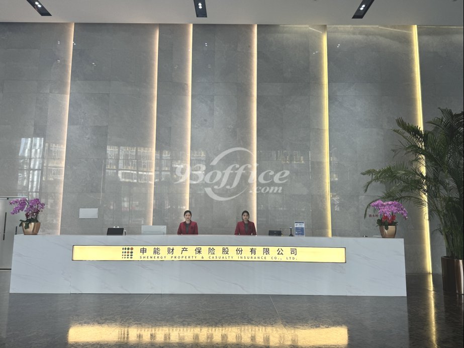 世博后滩申能金融大厦写字楼租金-办公楼大堂